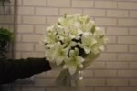 10 White Lilies Bunch - Image 2