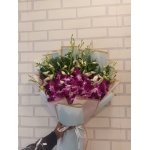 10 Purple Orchid Bunch - Image 3