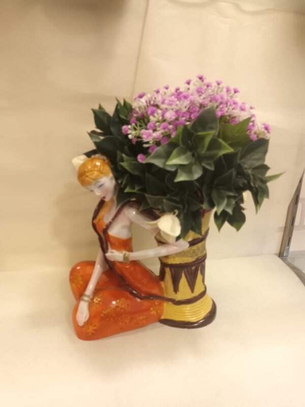 Lady Flower Pot