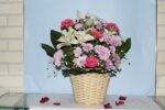 Mixed Flowers Basket- - Image 3