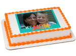 Mother's Day Rectangle Photo Cake