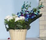 Orchids and Carnations Basket - Image 4