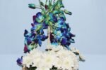 Orchids and Daisies Basket - Image 3