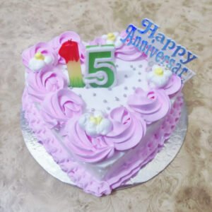 Pineapple Heart Cake