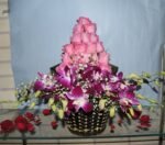 Roses and Orchids Arrangement