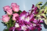 Roses and Orchids Vase Arrangement - Image 2