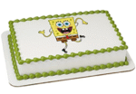 SpongeBob Rectangle Photo Cake