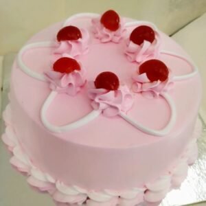 Strawberry Round Cake
