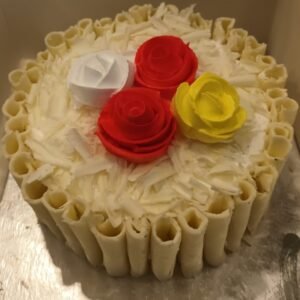 White Forest Cake