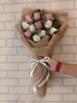 12 Pink and White f Bunch