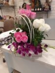 Roses and Orchids Basket - Image 4