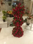 100 Red Roses Tall Arrangement