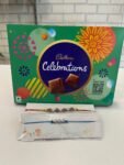 2 Rakhi with Cadbury Celebrations Box