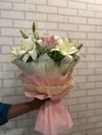 10 Pink and White Lilies