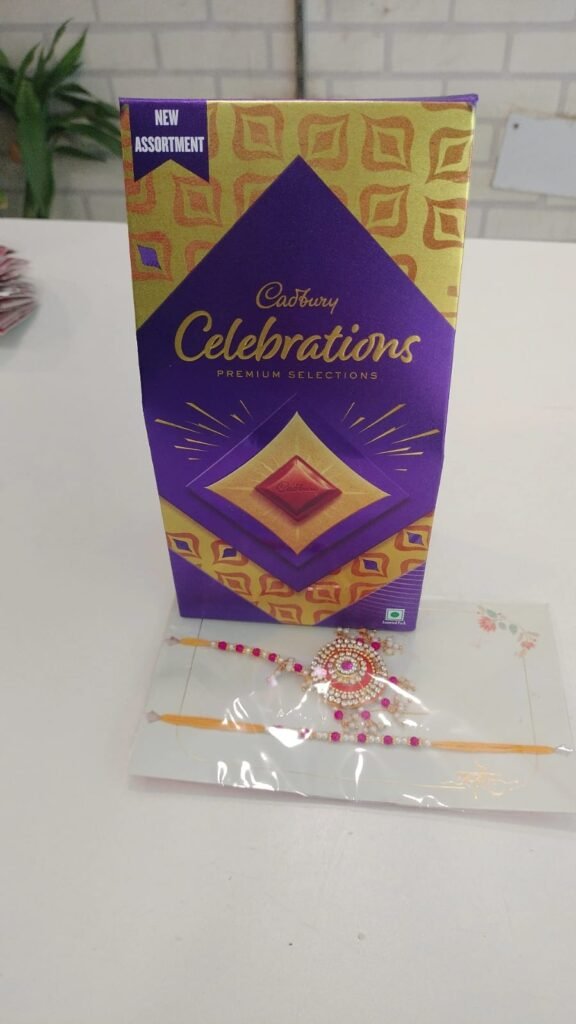 Bhaiya Bhabhi Rakhi and Cadbury Celebrations Assortment